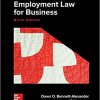 Employment Law For Business 9th Edition By Dawn Bennett Alexander And Laura Hartman 2019 Test Bank