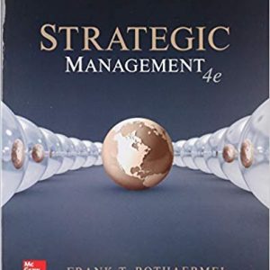 Rothaermel Strategic Management 4th Ed Tb (4e)