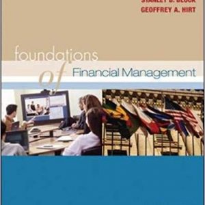 Foundations Of Financial Management, 11e Stanley Block, Test Bank