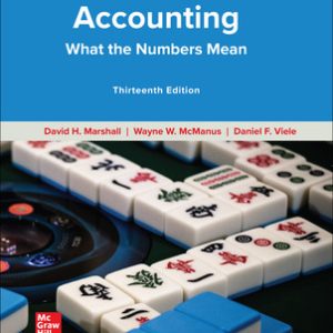 Accounting What The Numbers Mean 13th Edition By David Marshall And Wayne Mcmanus And Daniel Viele 2022 Instructor's Solution Manual