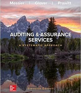 Auditing & Assurance Services, 11e William Messier, Steven Glover, Douglas Prawitt, Instructor Solution Manual