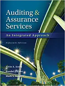 Auditing And Assurance Services, Global 15th Edition Alvin A. Arens Randal J. Elder Mark S. Beasley Test Bank