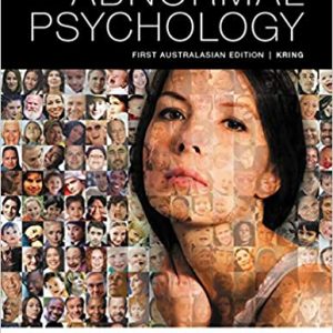 Abnormal Psychology, 1st Edition By Kring Et Al. Test Bank 2017