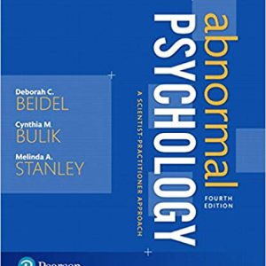 Abnormal Psychology A Scientist Practitioner Approach 4e Deborah C. Beidel Test Bank.jpg