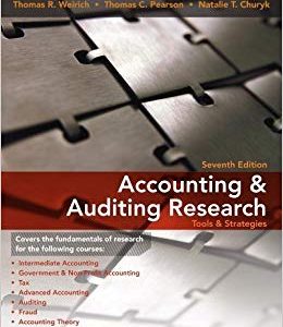 Accounting Auditing Research Tools Strategies 7th Edition Weirich Pearson Churyk.jpg