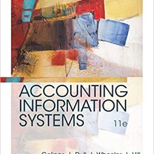 Accounting Information Systems 11th Edition Ulric J. Gelinas Richard B. Dull Patrick Wheeler Mary Callahan Hill Solution Manual 1.jpg