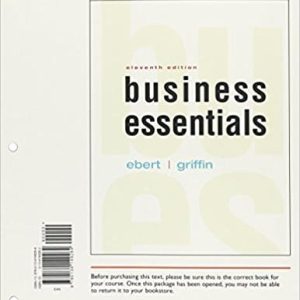 Business Essentials 11e Ronald J. Ebert Ricky W. Griffin Instructor Solution Manual.jpg