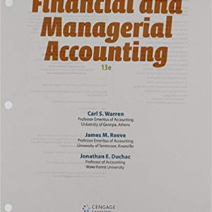 Financial Managerial Accounting 13th Editioncarl S. Warren James M. Reeve Jonathan Duchac Instructor Solution Manual 1.jpg