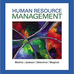 Human Resource Management 15th Edition Robert L. Mathis John H. Jackson Sean Valentine Patricia Meglich Instructor Solution Manual With Cases.jpg