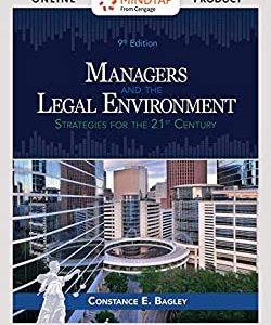 Managers And The Legal Environment Strategies For Business 9th Edition Constance E. Bagley Test Bank.jpg