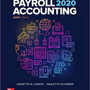 Payroll Accounting 2020 6th Edition By Jeanette Landin And Paulette Schirmer 2020 Instructor Solution Manual.jpg