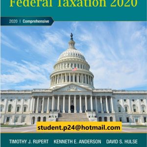 Pearsons Federal Taxation 2020 Comprehensive 33e Timothy J. Rupert Kenneth E. Anderson Test Bank.jpg