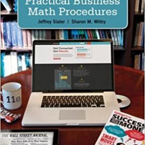 Practical Business Math Procedures 12e Jeffrey Slater Sharon M. Wittry Instructor Solution Manua.jpg