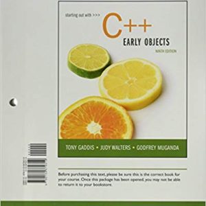 Starting Out With C Early Objects 9e Tony Gaddis Judy Waltersgodfrey Muganda Instructor Solutions Manual.jpg