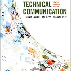 Technical Communications Seventh Canadian Edition 7e Lannon Klepp Kelly ©2018 Instructor Solution Manual.jpg