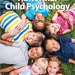 Abnormal Child Psychology 7th Edition Eric J. Mash David A. Wolfe 2019 Instructor Solution Manual.jpg