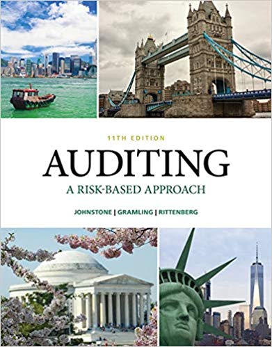 Auditing A Risk Based Approach 11th Edition Karla M. Johnstone Zehms Audrey A. Gramling Larry E. Rittenberg Test Bank.jpg