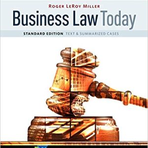 Business Law Today Standard Text Summarized Cases 11th Edition Roger Leroy Miller Test Bank 1.jpg