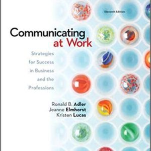 Communicating At Work Principles And Practices For Business And The Professions 11e Ronald B. Adler Elmhorst Lucas Test Bank.jpg