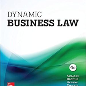 Dynamic Business Law 4e Kubasek Browne J. Herron L. Barkacs J. Dhooge Test Bank.jpg