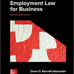 Employment Law For Business 9th Edition By Dawn Bennett Alexander And Laura Hartman 2019 Test Bank.jpg