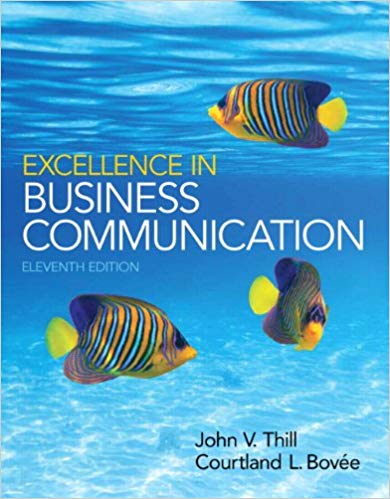 Excellence In Business Communication 11th Edition John V. Thill Courtland L. Bovee Test Bank.jpg