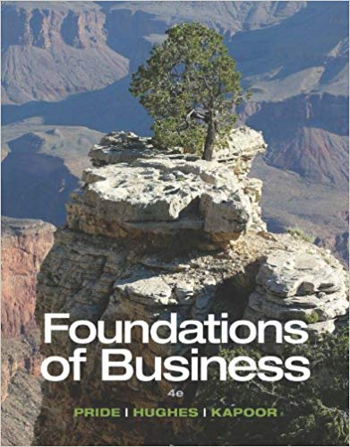 Foundations Of Business 4th Edition William M. Pride Robert J. Hughes Jack R. Kapoor Instructor Solution Manual 1.jpg