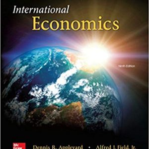 International Economics 9e Dennis R Appleyard Alfred J. Field Instructor Solution Manual.jpg