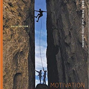 Motivation Theory Research And Application 6th Edition Herbert L. Petri John M. Govern Instructors Manual 1.jpg