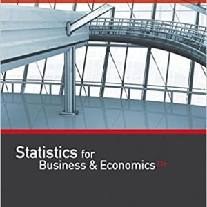 Statistics For Business Economics Revised 13th Edition David R. Anderson Dennis J. Sweeney Thomas A. Williams Jeffrey D. Camm James J. Cochran Test Bank.jpg