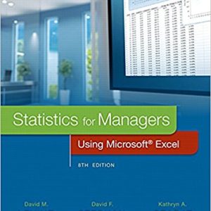 Statistics For Managers Using Microsoft Excel 8e David M. Levine David F. Stephankathryn A. Szabat Test Bank.jpg