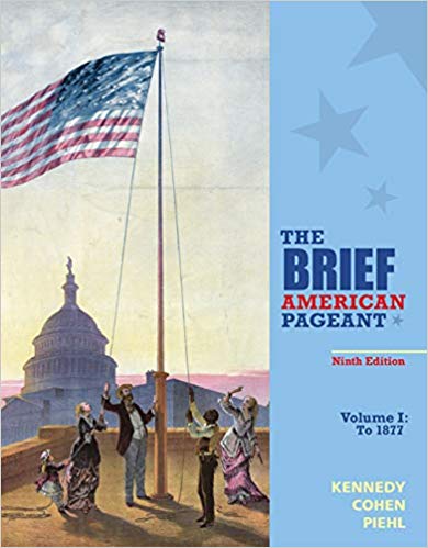 The Brief American Pageant A History Of The Republic Volume I To 1877 9th Editiondavid M. Kennedy Lizabeth Cohen Mel Piehl Test Bank.jpg