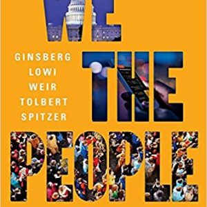 We The People Eleventh Essentials 11e Ginsberg J. Lowi Tolbert Weir Test Bank Norton Publisher .jpg